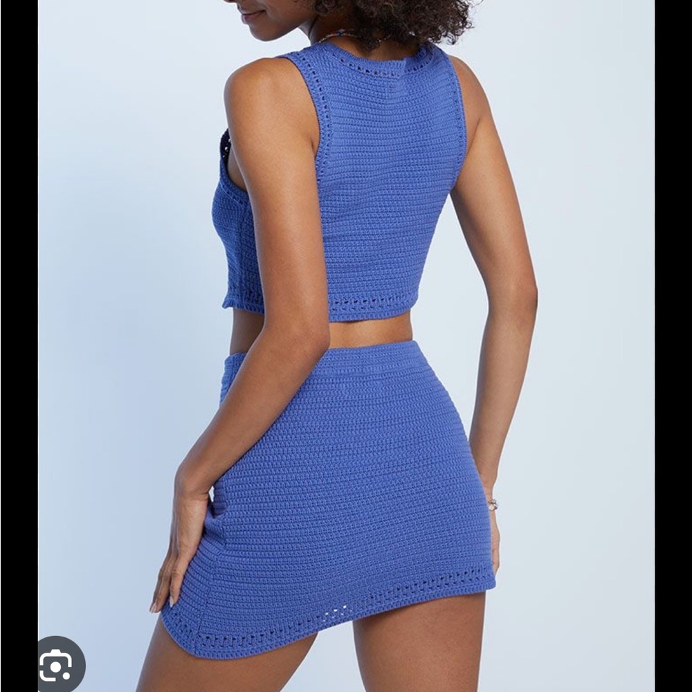 LA Hearts Rosie Sweater top and skirt